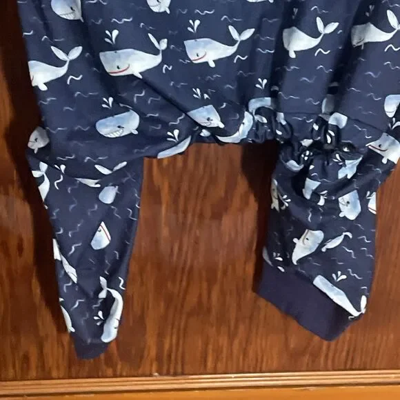 LovinPet Dog Shirt Sun Shield Shirt Ocean Whales Print Lightweight Pullover NWT - Picture 4 of 8